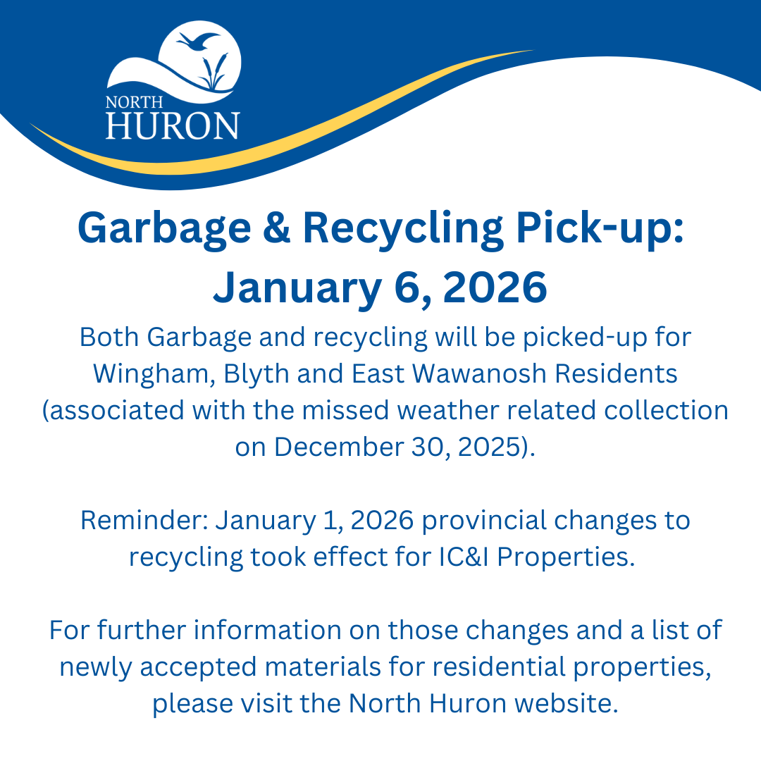 Notice Garbage and Recycling