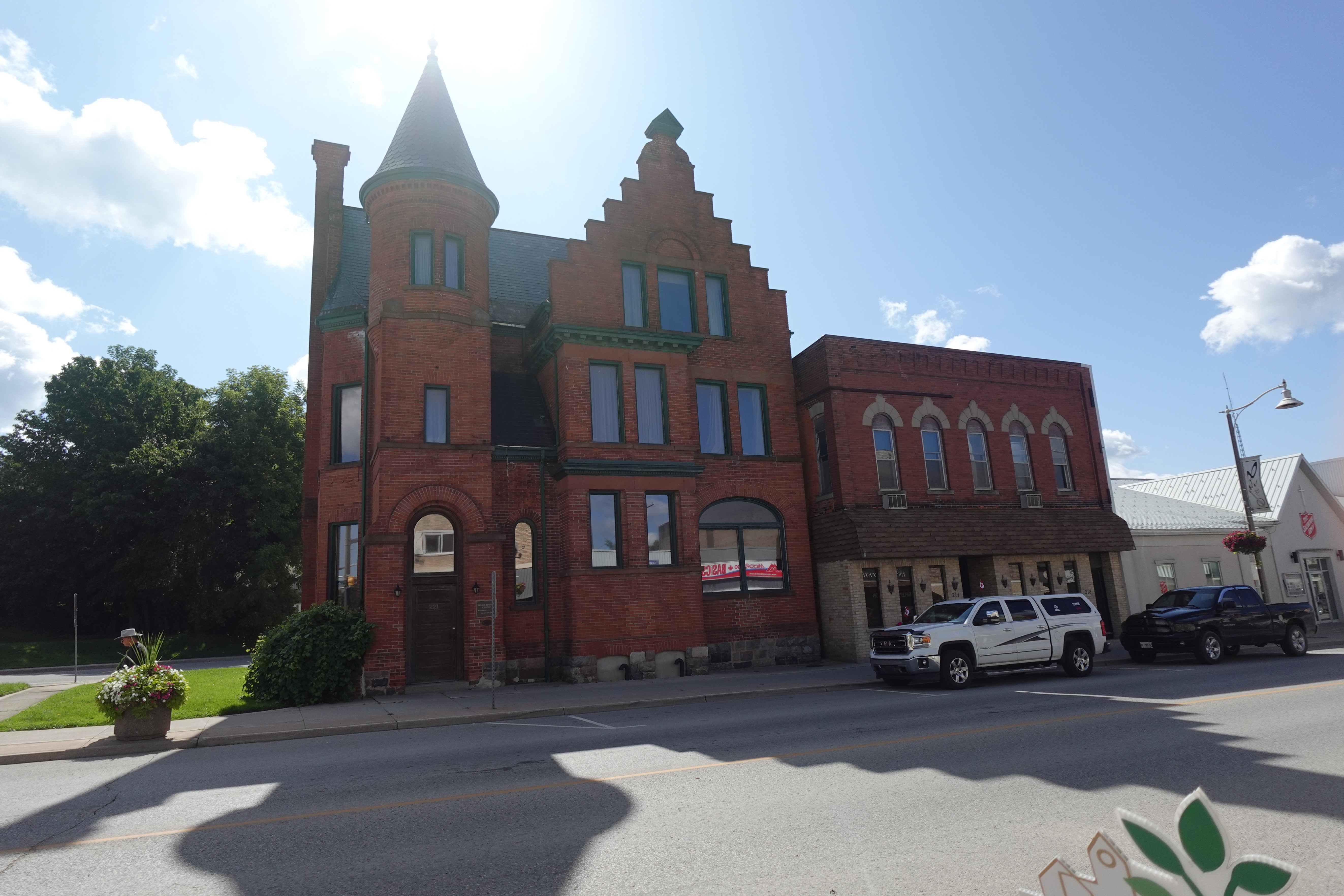 Photo of the Bank of Hamilton Building in Wingham, Ontario
